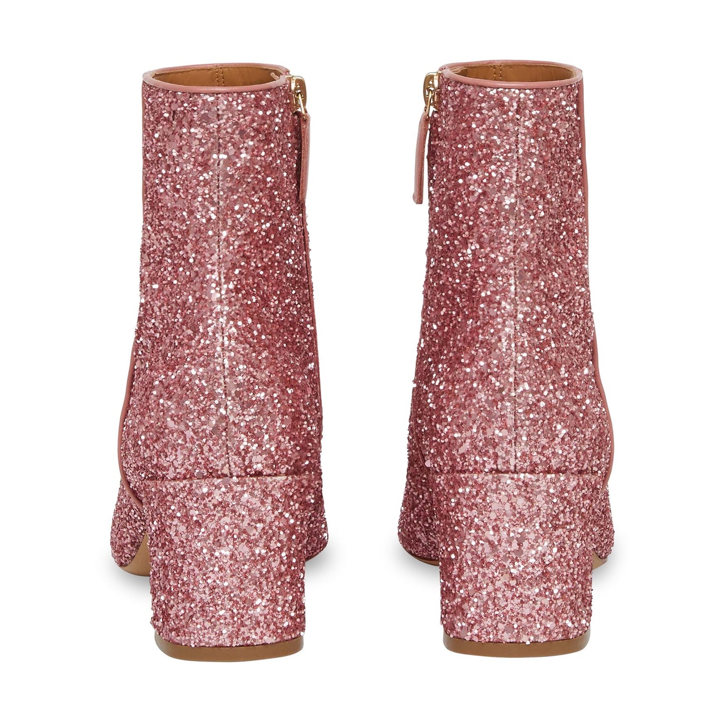 Glitter 65mm Ankle Boot - Blush