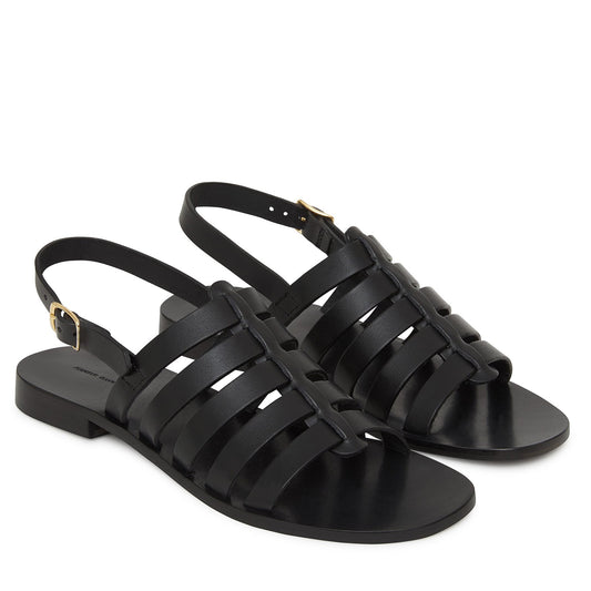 Vegetable Tanned Campania Sandal - Black