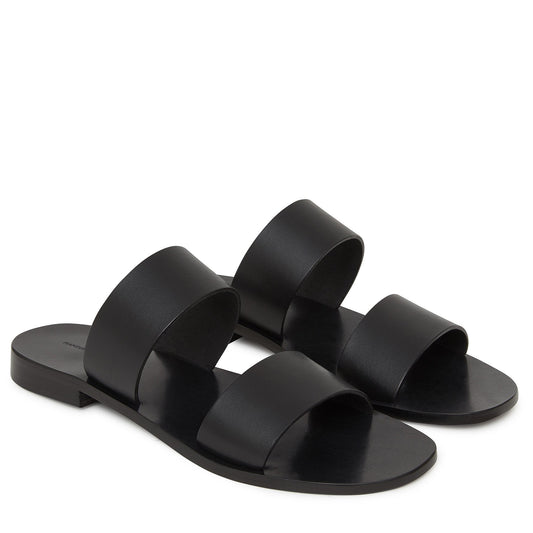 Vegetable Tanned Veneto Sandal - Black