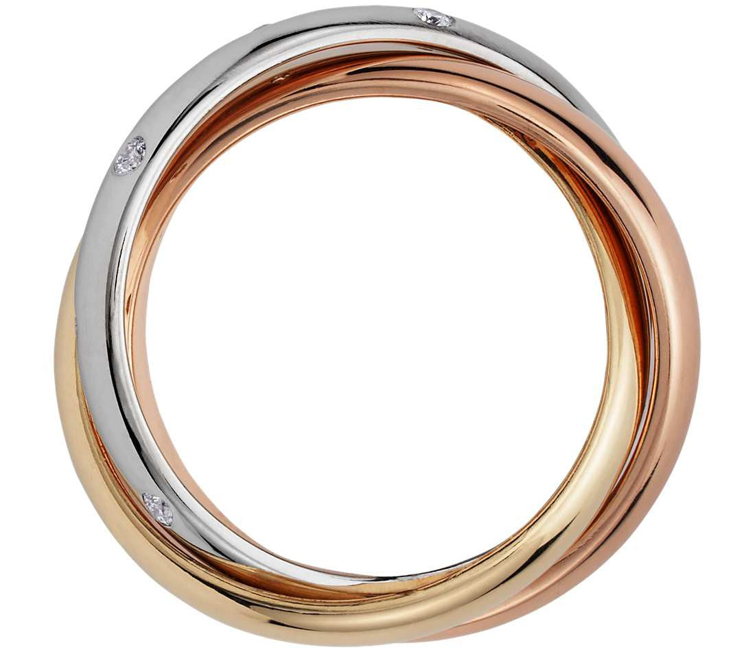 Rolling Starlight Diamond Eternity Ring