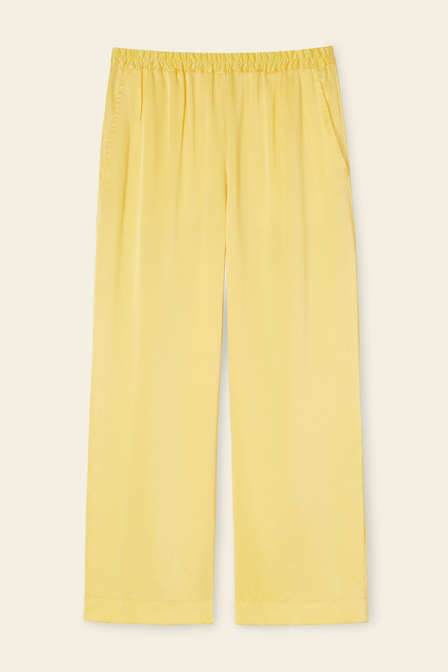 Silk Charmeuse Pajama Pant - Sun