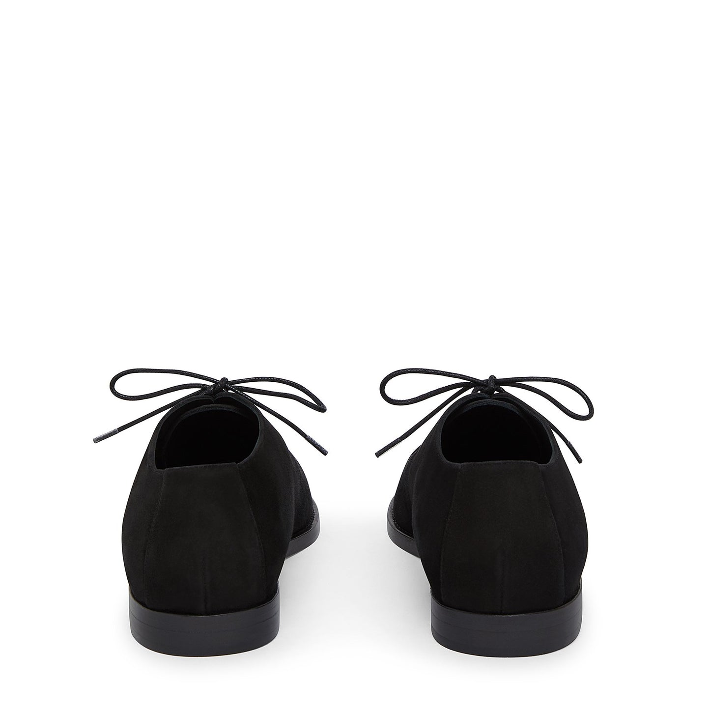 Suede Lace Up Oxford - Black - Mansur Gavriel. Designed in NYC, made in Italy.