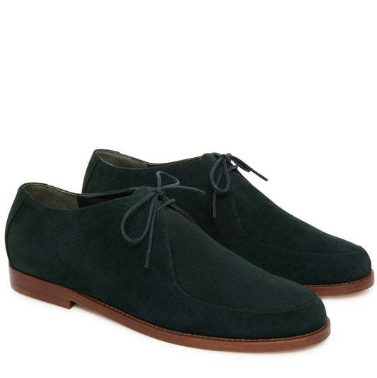 Suede Lace Up Oxford - Moss - Mansur Gavriel. Designed in NYC, made in Italy.