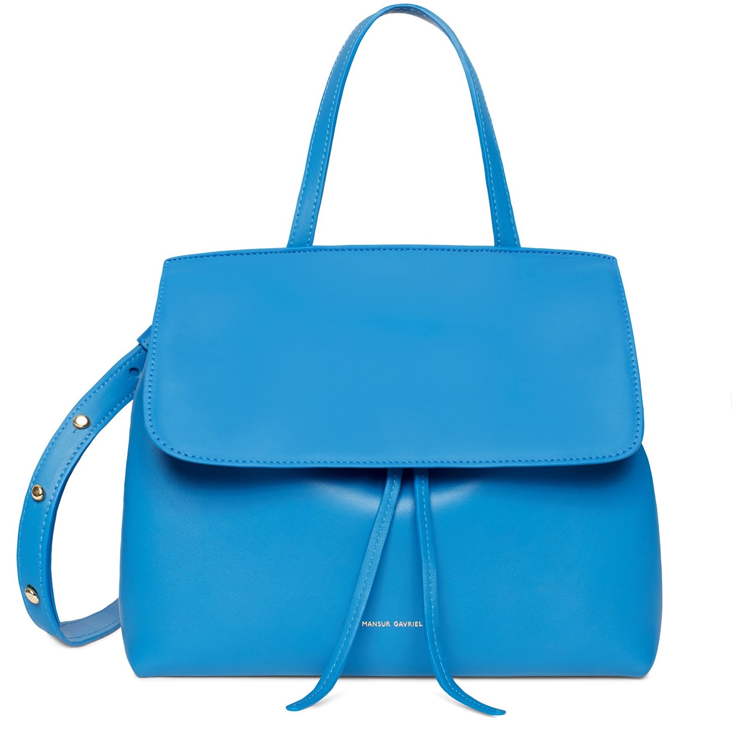 Calf Mini Lady Bag - Sea Blue