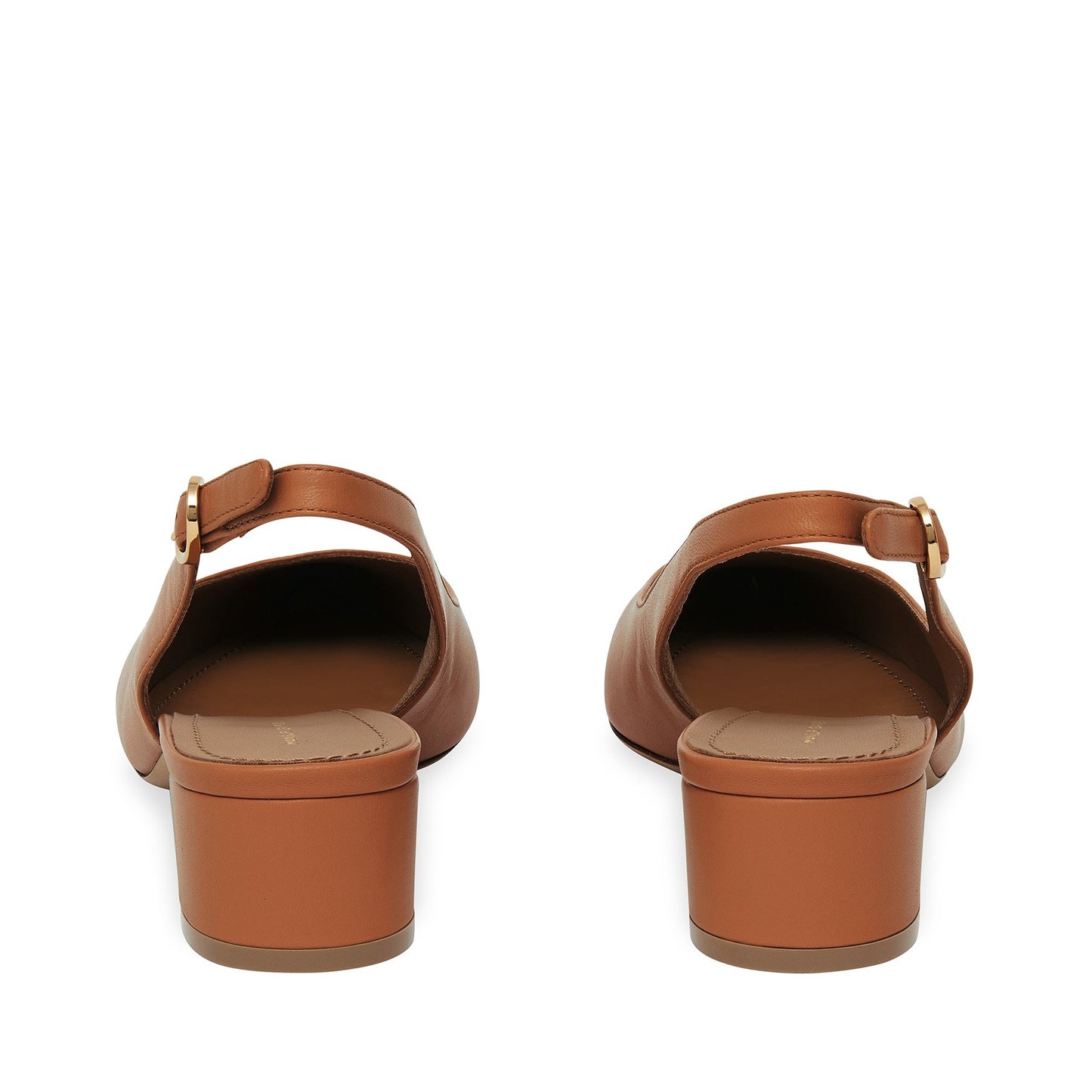 Lamb Slingback Heel - Saddle