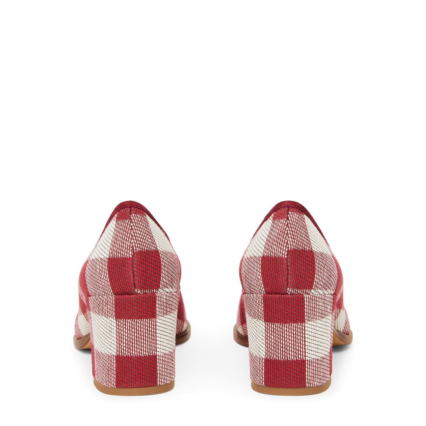 Checker Square Toe Heel - Flamma - Mansur Gavriel. Designed in NYC, made in Italy.