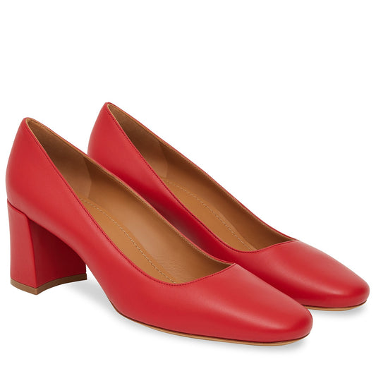 Lamb Square Toe Heel - Flamma