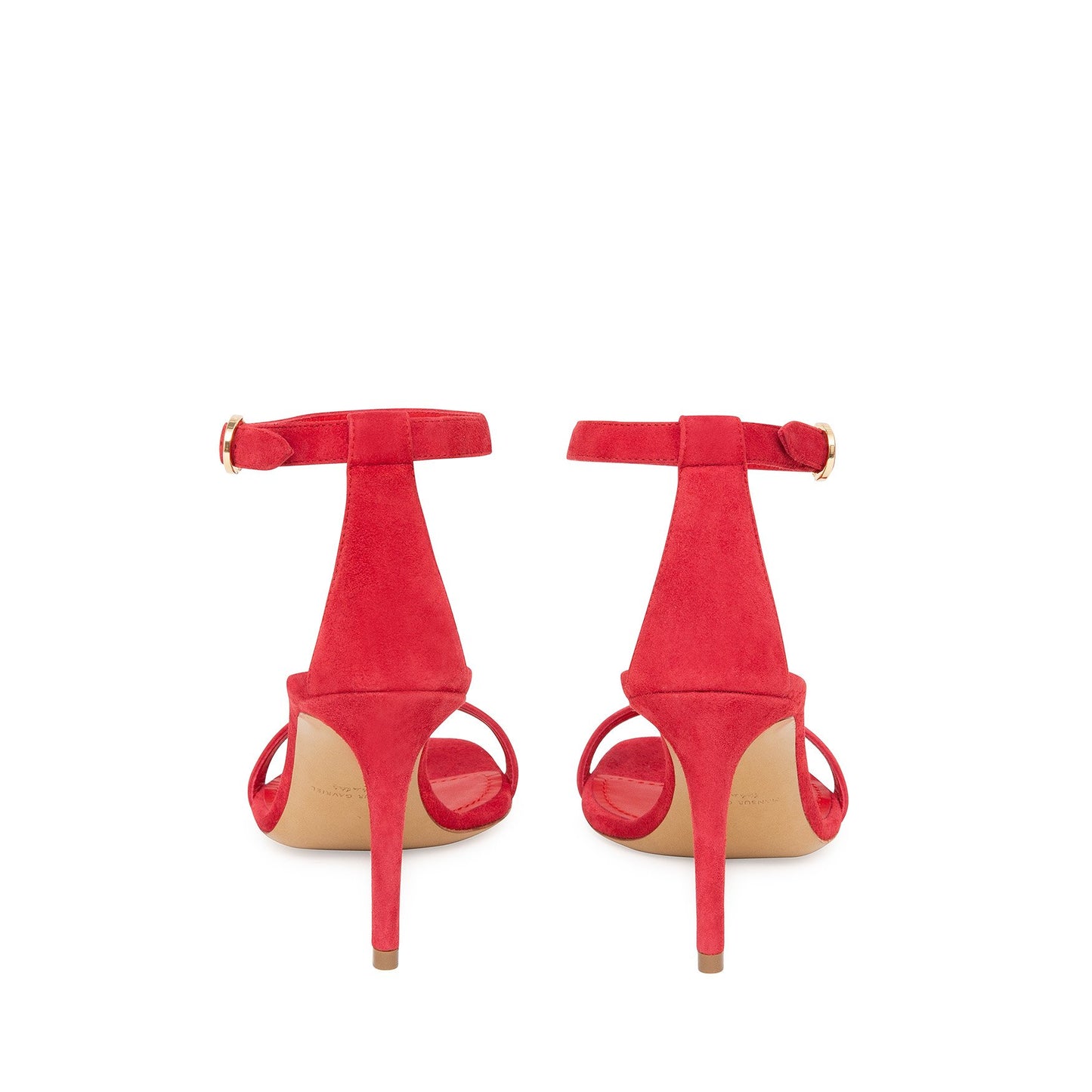 Suede 90MM Ankle Strap Sandal - Flamma