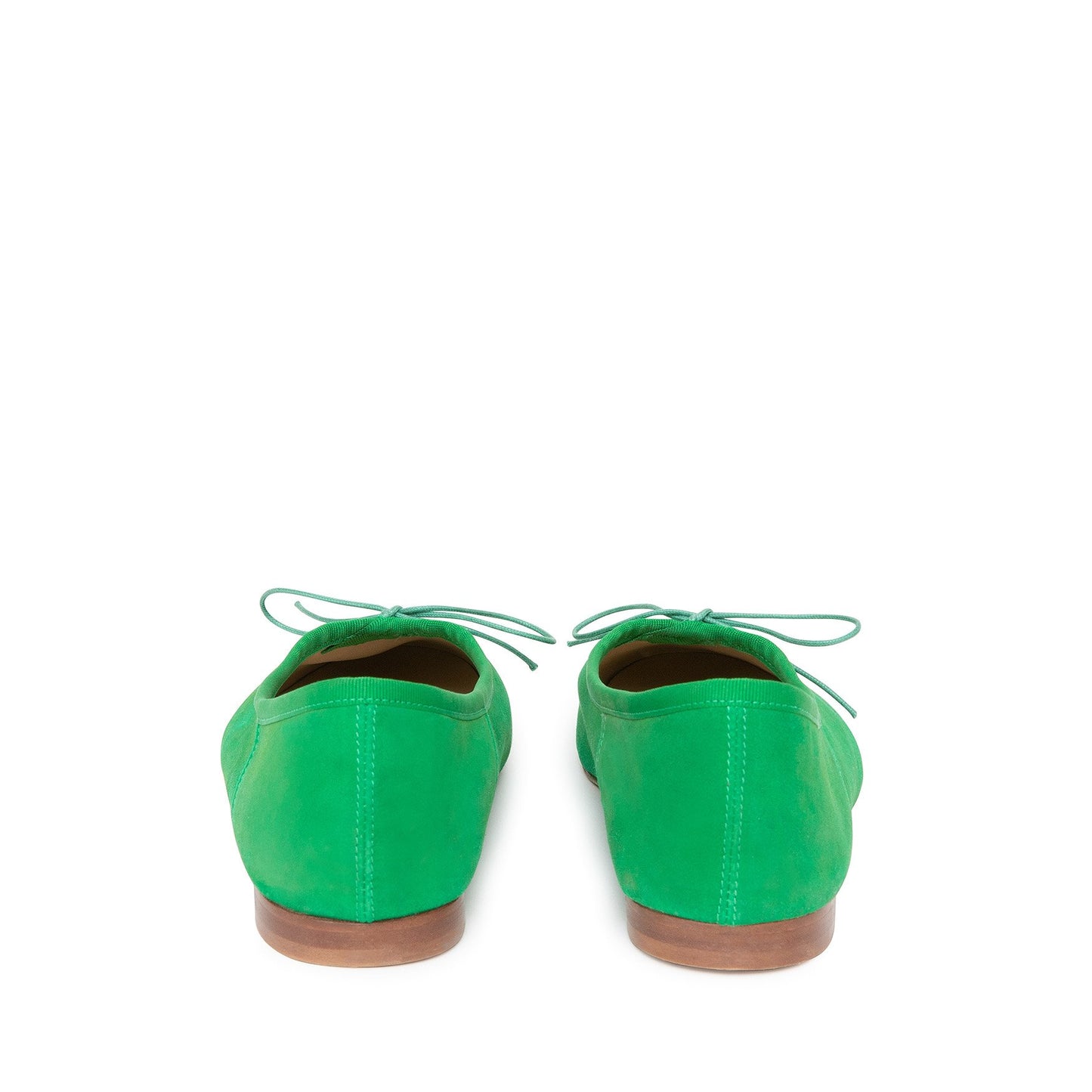 Suede Ballerina - Verde