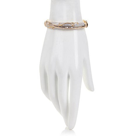 Victoria Wieck 4.77ct Absolute™ Vermeil Hinged Bangle