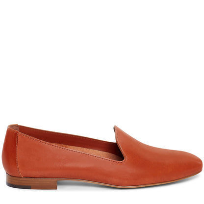 Vegetable Tanned 10mm Venetian Loafer - Brandy