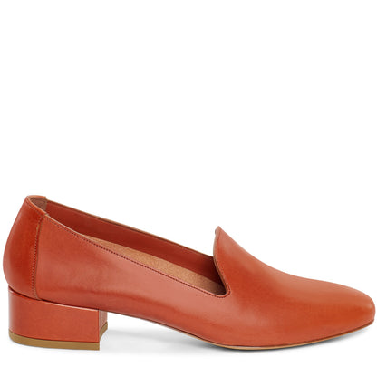 Vegetable Tanned 30mm Venetian Loafer - Brandy
