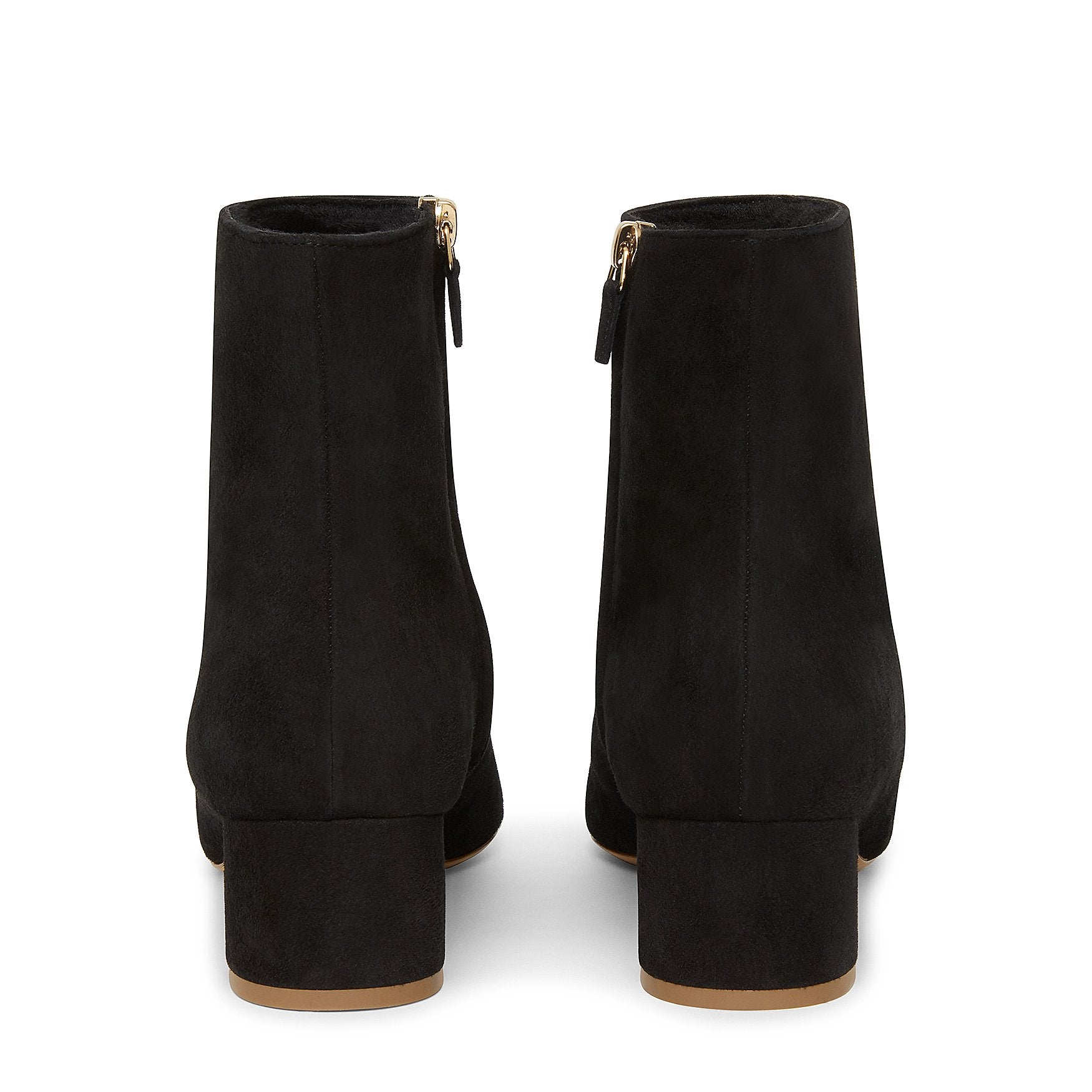 Shearling 40mm Ankle Boot - Black - Mansur Gavriel. Designed in NYC, made in Italy.