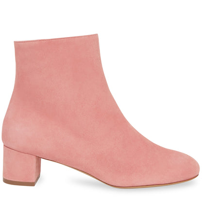 Shearling 40mm Ankle Boot - Blush