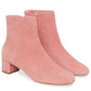 Shearling 40mm Ankle Boot - Blush