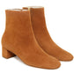 Shearling 40mm Ankle Boot - Cammello - Mansur Gavriel. Designed in NYC, made in Italy.