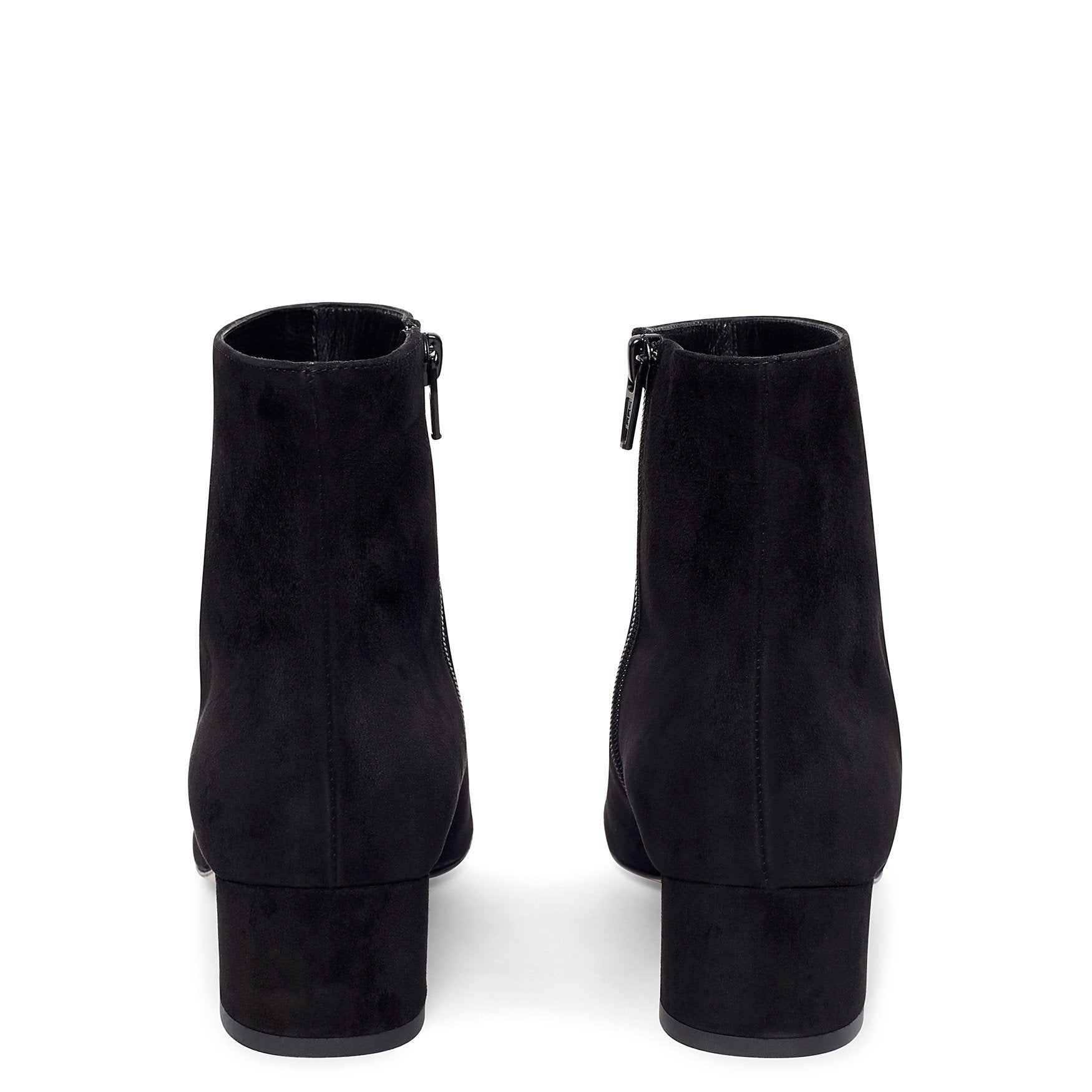 Suede 40mm Unlined Ankle Boot - Black - Mansur Gavriel. Designed in NYC, made in Italy.