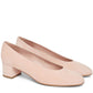 Suede 40mm Ballerina Pump - Rosa - Mansur Gavriel. Designed in NYC, made in Italy.