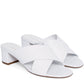 Lamb 40mm Crossover Sandal - White