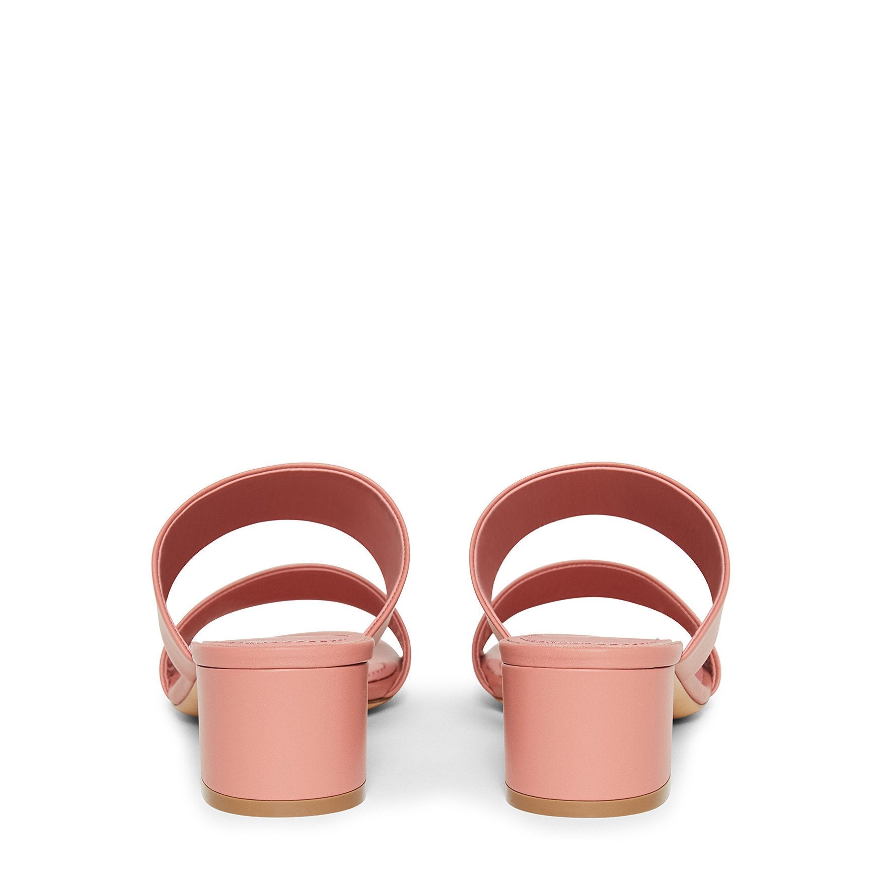 Calf 40mm Double Strap Sandal - Blush - Mansur Gavriel. Designed in NYC, made in Italy.