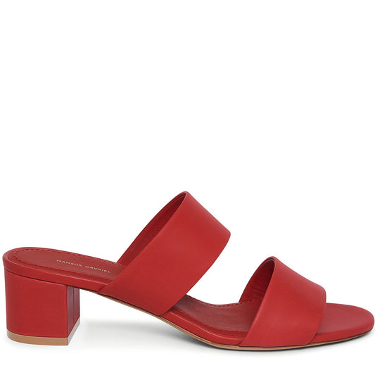 Calf 40mm Double Strap Sandal - Flamma