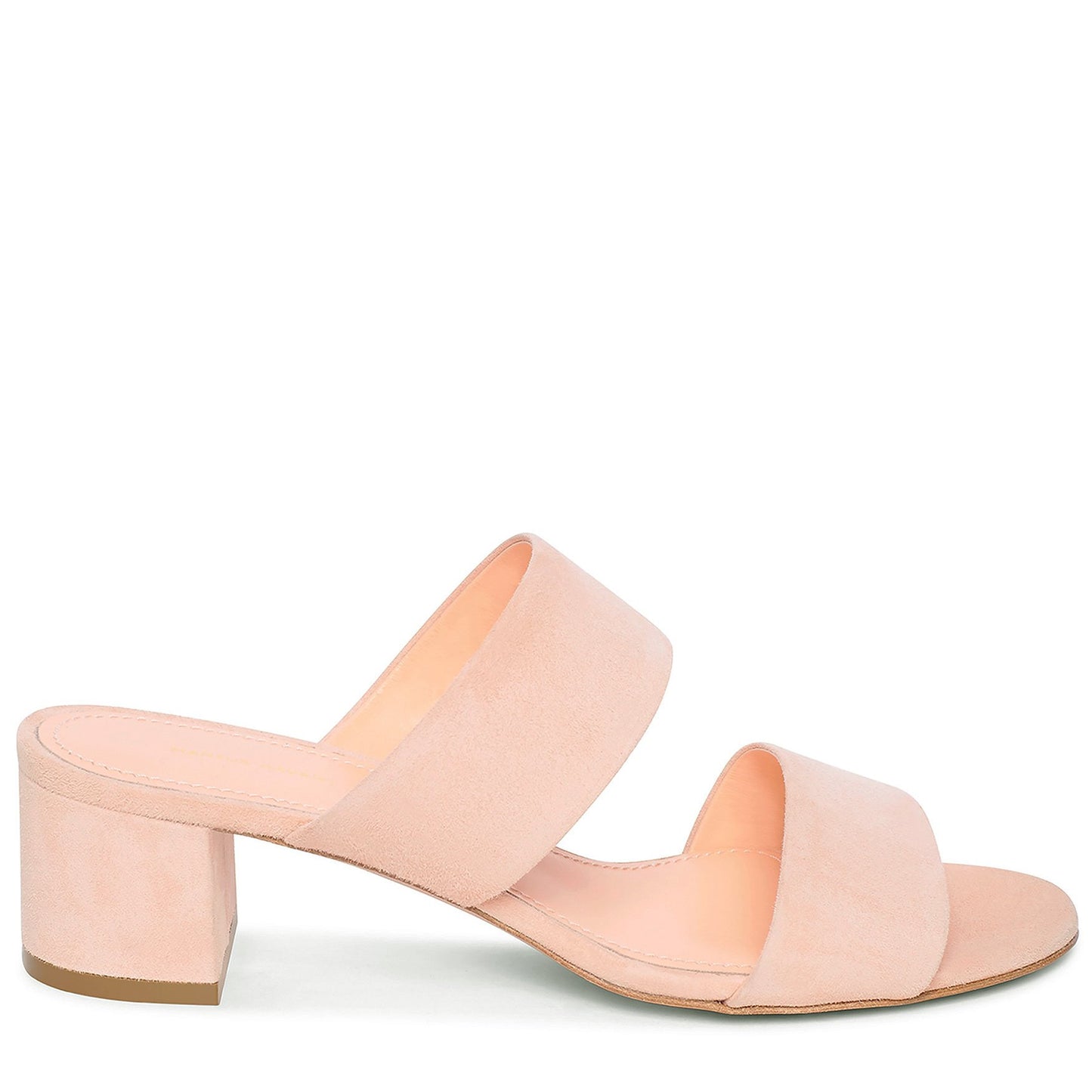 Suede 40mm Double Strap Sandal - Rosa