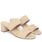 Suede 40mm Double Strap Sandal - Sand - Mansur Gavriel. Designed in NYC, made in Italy.