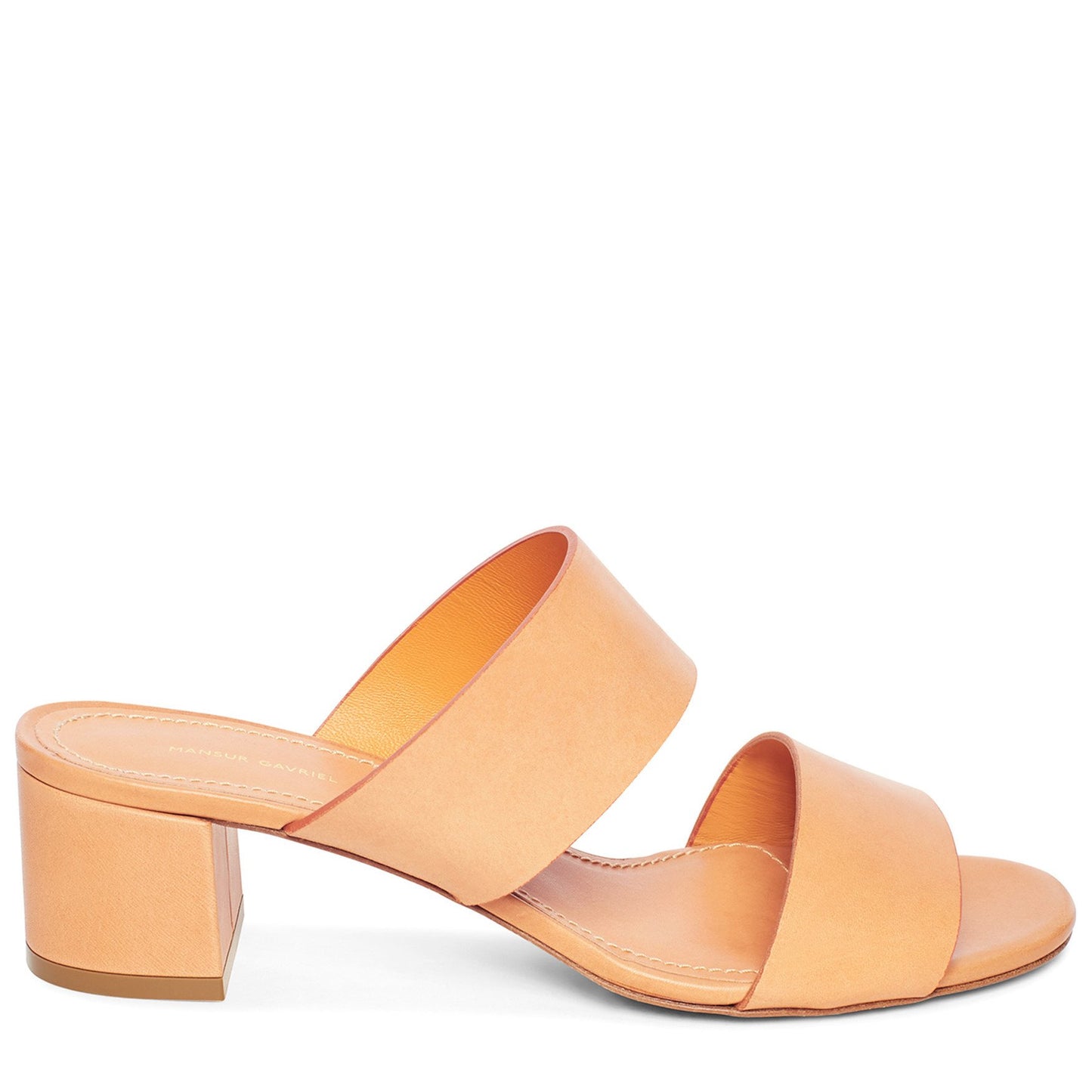 Vegetable Tanned 40mm Double Strap Sandal - Cammello