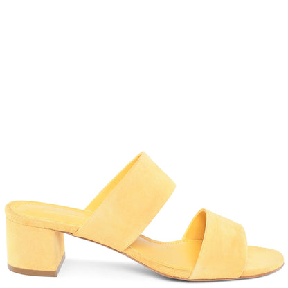 Suede 40mm Double Strap Sandal - Sun