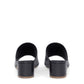 Lamb 40mm Mule - Black - Mansur Gavriel. Designed in NYC, made in Italy.