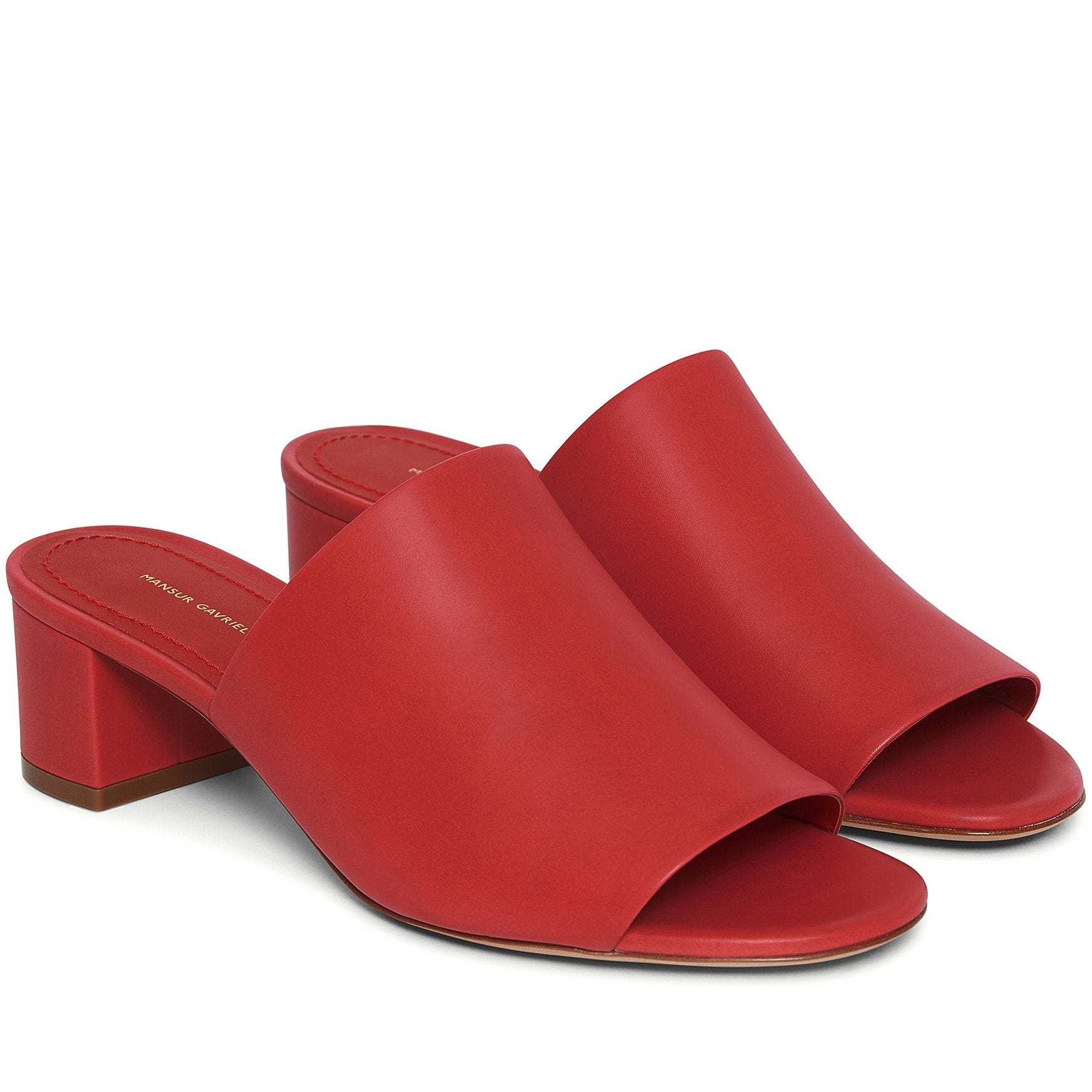 Lamb 40mm Mule - Flamma - Mansur Gavriel. Designed in NYC, made in Italy.