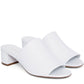 Lamb 40mm Mule - White - Mansur Gavriel. Designed in NYC, made in Italy.