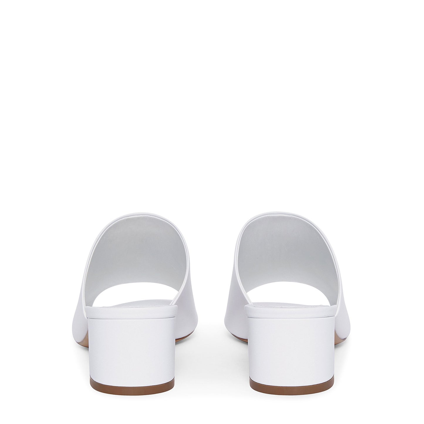 Lamb 40mm Mule - White - Mansur Gavriel. Designed in NYC, made in Italy.