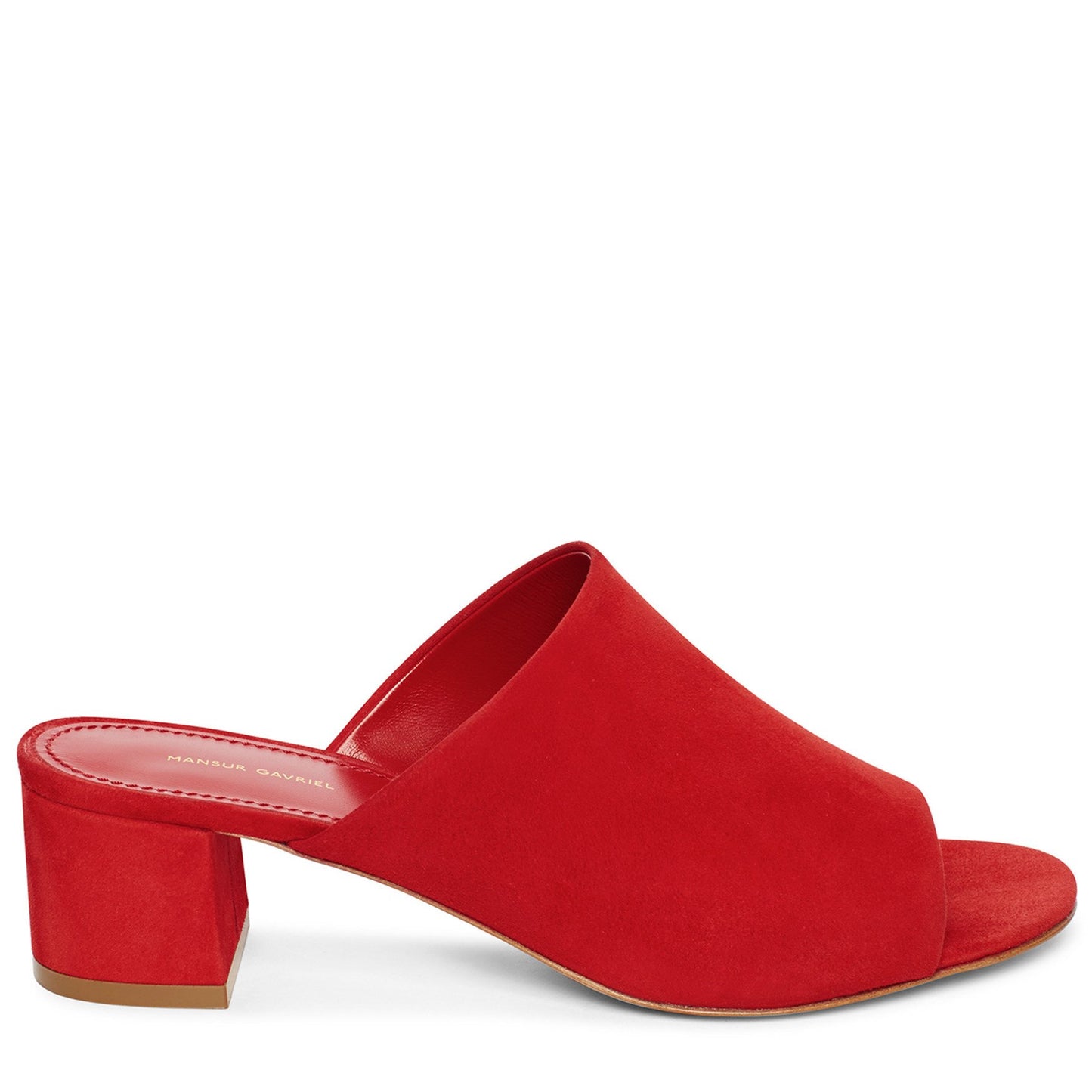 Suede 40mm Mule - Flamma