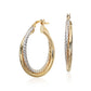 Twisted Hoop Earrings