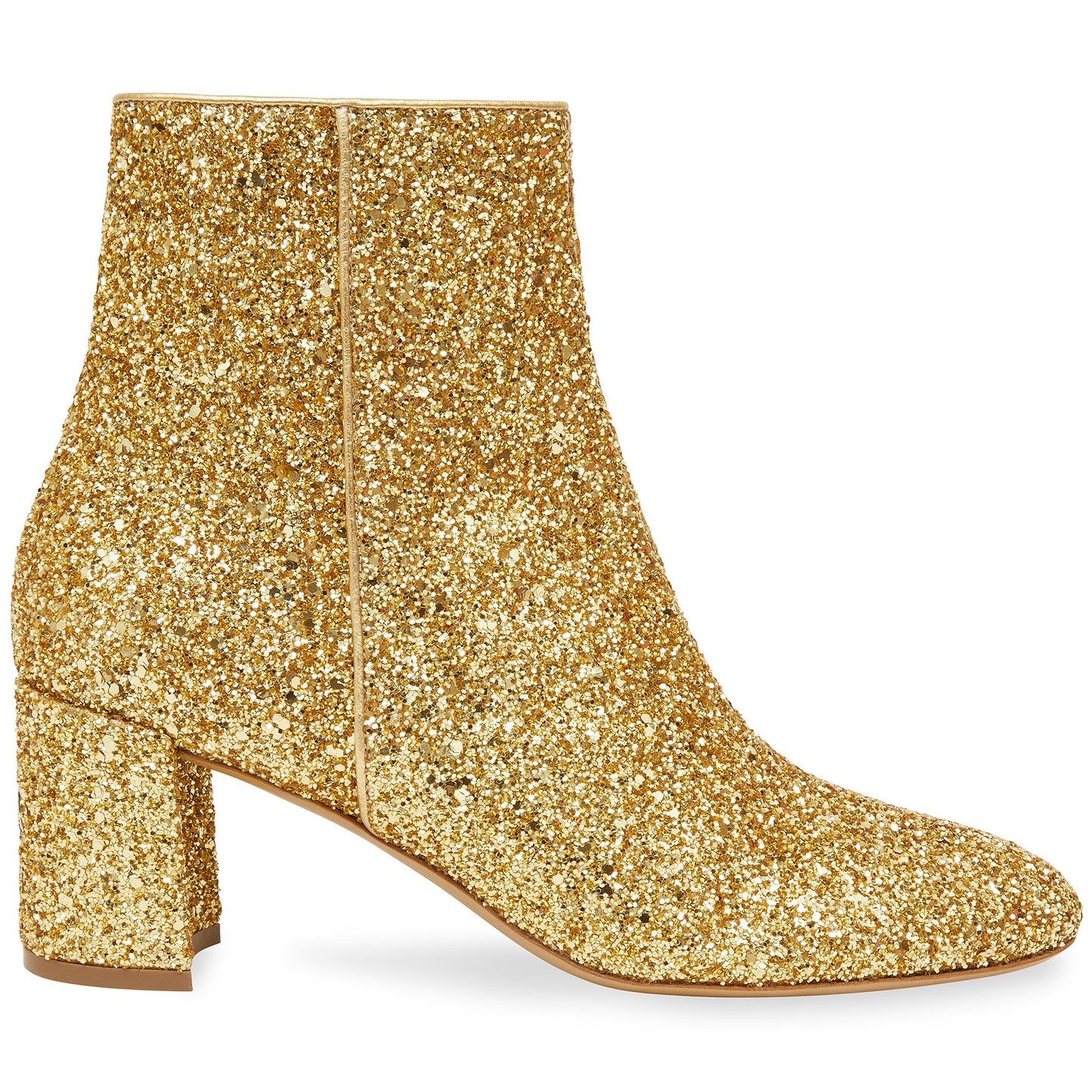 Glitter 65MM Ankle Boot - Gold
