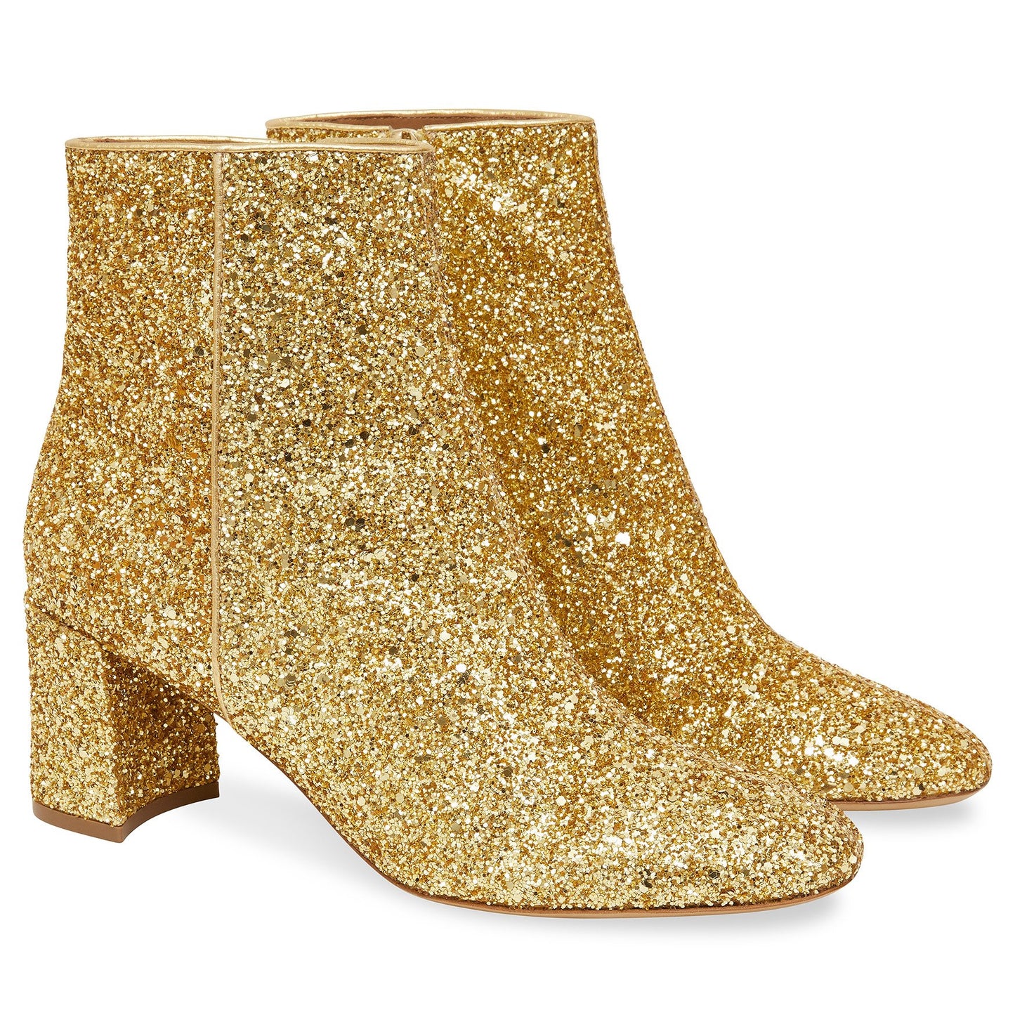 Glitter 65MM Ankle Boot - Gold