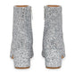 Glitter 65MM Ankle Boot - Silver