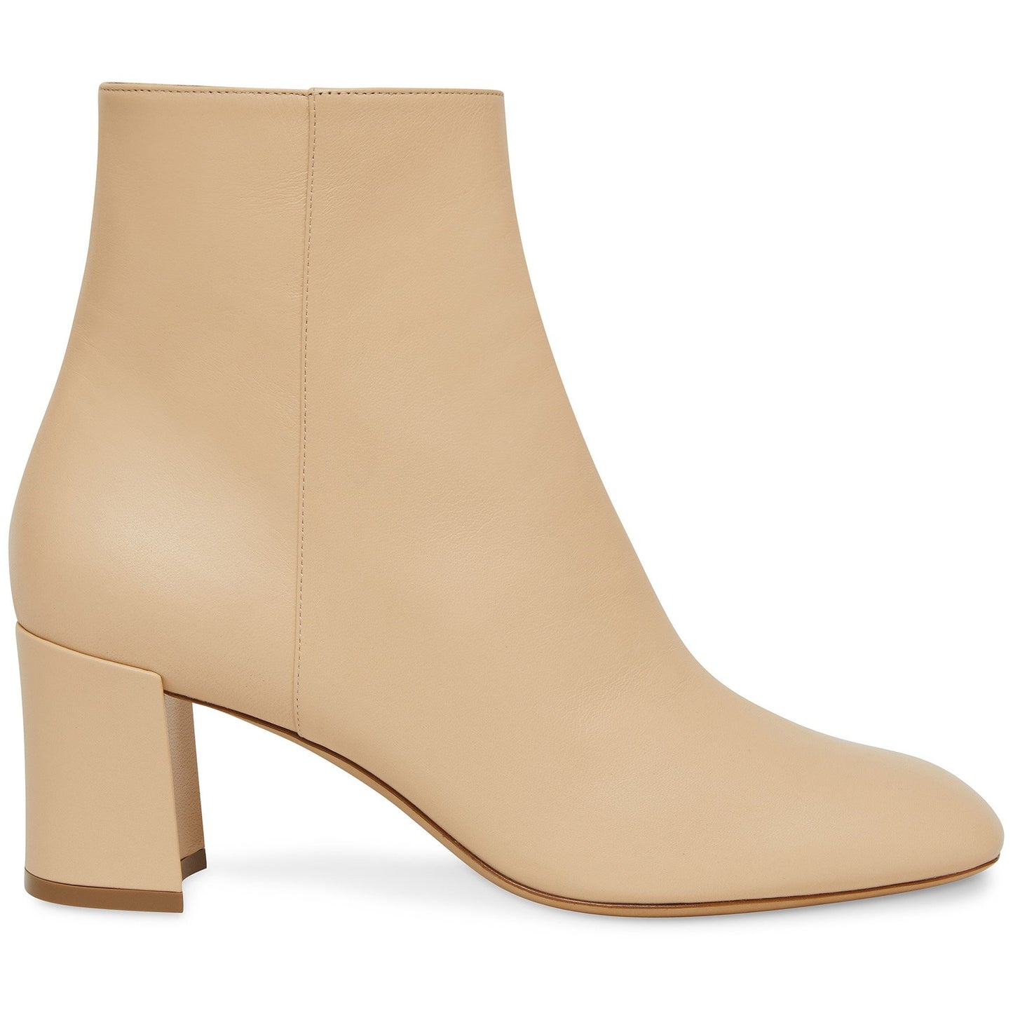 Lamb 65MM Ankle Boot - Natural
