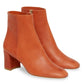 Vegetable Tanned 65MM Ankle Boot - Brandy