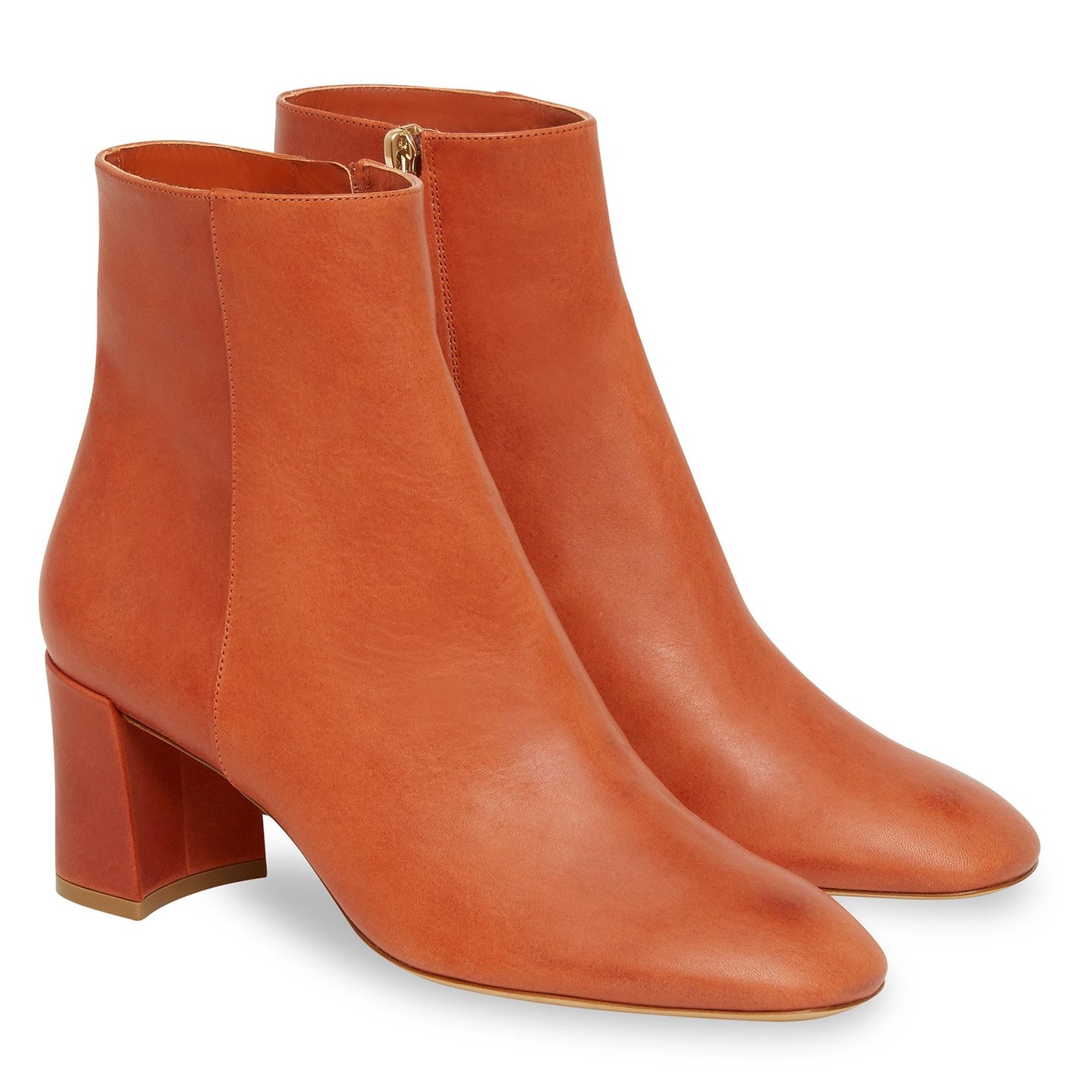 Vegetable Tanned 65MM Ankle Boot - Brandy