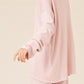 Alpaca Silk Oversized Funnel Neck - Rosa