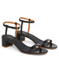 Lamb Ankle Strap Sandal - Black - Mansur Gavriel. Designed in NYC, made in Italy.