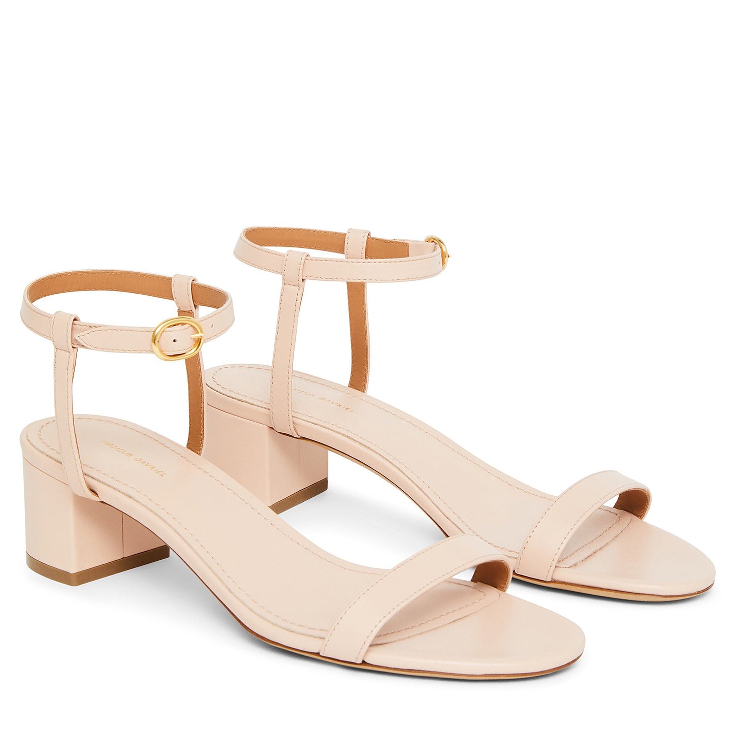 Lamb Ankle Strap Sandal - Rosa - Mansur Gavriel. Designed in NYC, made in Italy.
