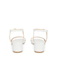 Lamb Ankle Strap Sandal - White - Mansur Gavriel. Designed in NYC, made in Italy.
