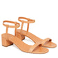 Vegetable Tanned Ankle Strap Sandal - Cammello - Mansur Gavriel. Designed in NYC, made in Italy.