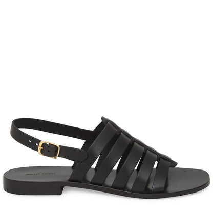 Vegetable Tanned Campania Sandal - Black
