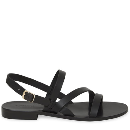 Vegetable Tanned Umbria Sandal - Black