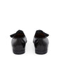 Spazzolato Bow Flat - Black - Mansur Gavriel. Designed in NYC, made in Italy.
