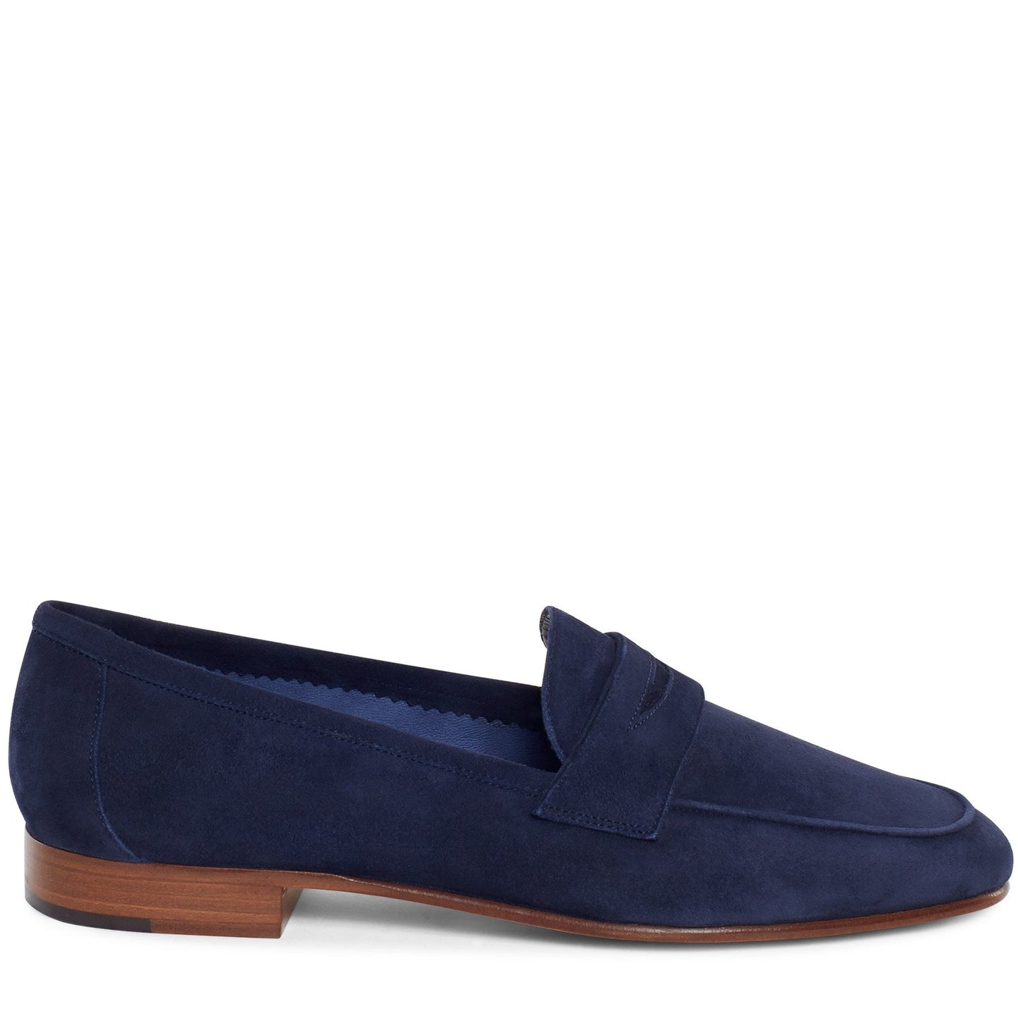 Suede Classic Loafer - Blu